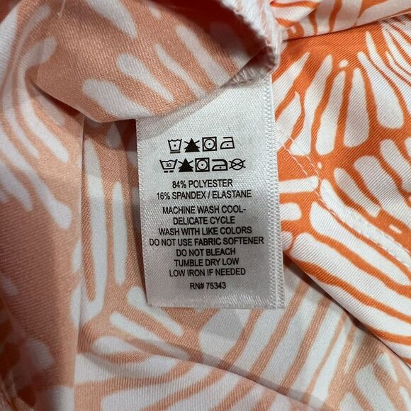 NWT TOMMY BAHAMA Women's Active Seashell 1/4 Zip Golf Polo Shirt NWT SIZE: SMALL - Picture 5 of 5